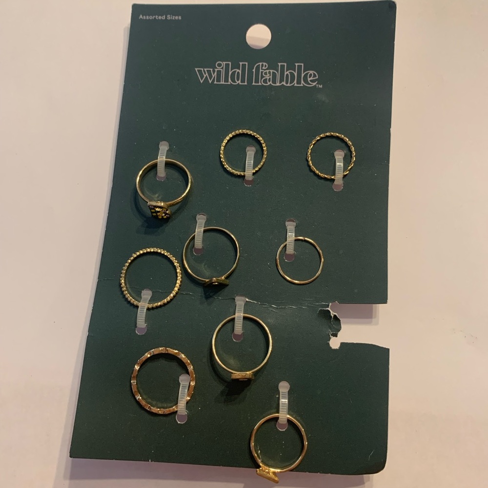 Wild Fable set of 9 stackable rings! ✨